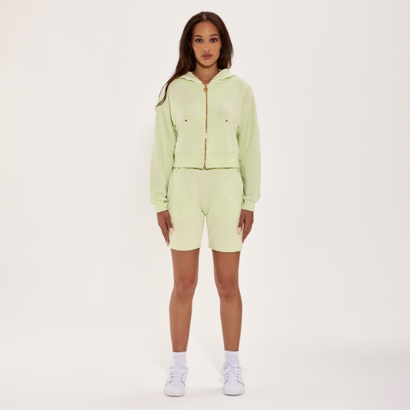 Lime Cream Hoodie Set
